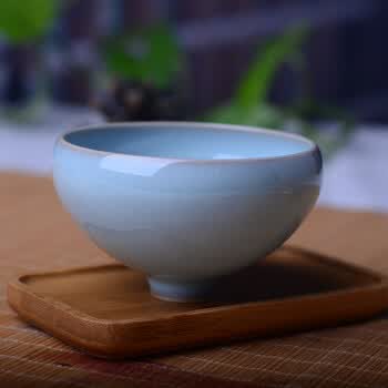 全手工 中国陶瓷工艺大师【赵志强】作品 小足鸡心杯