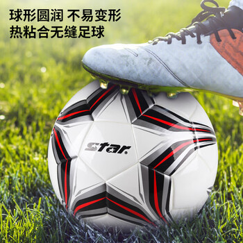 世达（star）学生成人训练比赛足球 PU材质耐磨耐踢 标准5号足球【SB6415C】