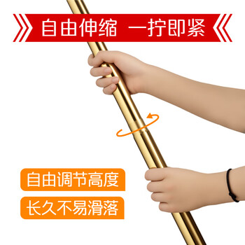 优和（UHOO）办公室落地党旗带杆摆件 室内立式会议室落地旗杆带底座 2米金色伸缩杆配4号党旗【赠小红旗】1147