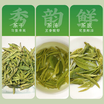 去寻绿茶2026新茶明前特级龙井小罐装茶叶礼盒装120g送礼物