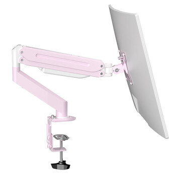支尔成显示器支架机械臂电竞粉色电脑支架炫彩 升降显示器支架臂 底座增高架屏幕支架 17-32英寸