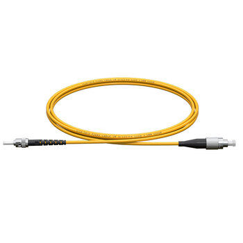 数康（SCOA）电信级光纤跳线FC-ST(UPC) 0.5米 单模单芯OS2圆头转老式挂口Φ3.0跳纤光纤线尾纤S-1FC-ST-S0.5