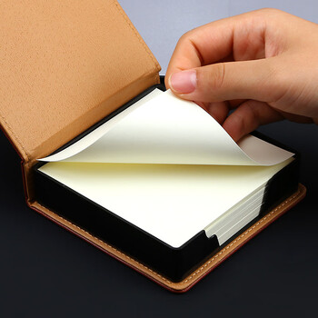 嘉然恒 商务皮质便签盒办公桌多功能收纳盒可撕便签纸小本子便利贴留言百事贴纸条 蓝色 嘉然恒 商务皮质便签盒办公桌多功能收纳盒可撕便签纸小本子便利贴留言百事贴纸条 蓝色