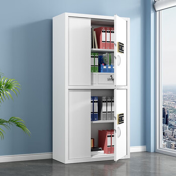 中伟（ZHONGWEI）保密柜文件资料档案员工储物收纳柜双保险指纹密码锁通双节带抽