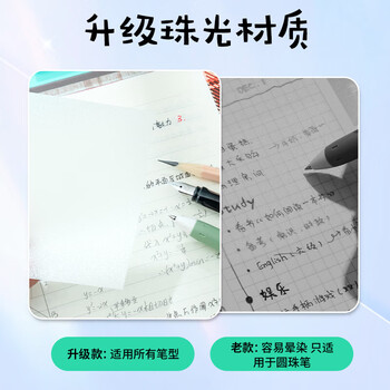晨光（M&G）PET透明优事贴50张中性笔适用3X3可重复黏贴记事留言贴n次贴便签贴YS-651 1本