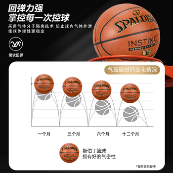 斯伯丁（SPALDING）比赛篮球金色经典TF赛事成人标准7号室内外耐磨PU皮