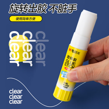 晨光(M&G)文具 35g高粘度PVP固体胶水 无甲醛快干耐用胶棒 高粘固体胶 办公用品 12支装   ASG971K4