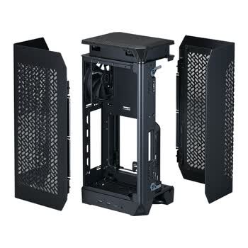 酷冷至尊（CoolerMaster）NCORE 100 AIR高性能ITX小机箱 迷你主机 白色铝壳 （14.7L/预装风扇/配PCI-E 4.0延长线/type-c）
