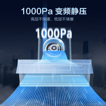 美的美的（Midea）抽吸油烟机顶侧双吸高温蒸汽洗齐平橱柜变频巡航23风量蒸汽洗单烟机CXW-140-AK5 PRO