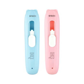 晨光(M&G)文具 濒危动物湿地系列推推夹 办公装订推夹器  试卷夹文件夹 颜色随机 办公用品 ABS916KS