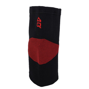 AQ护膝专业运动跑步登爬山篮羽毛球半月板防护黑红10501L单只装