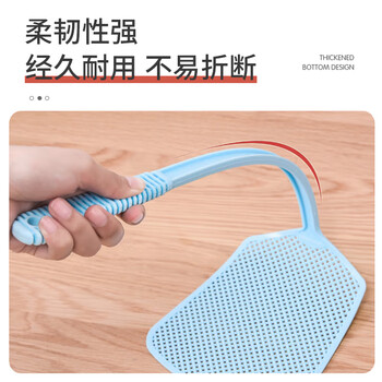 加品惠苍蝇拍灭蝇神器苍蝇拍子打蚊子混色10只装QC-2256