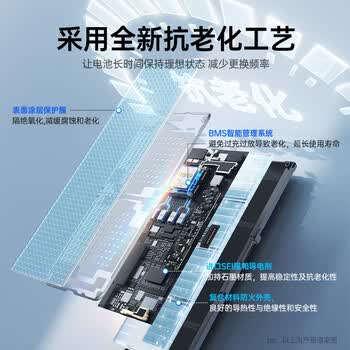 绿巨能（llano）适用戴尔灵越游匣G3 3590 3790 3779 3500 G5 5500 5587 5590 灵越5593 5490 266J9笔记本电池51Wh
