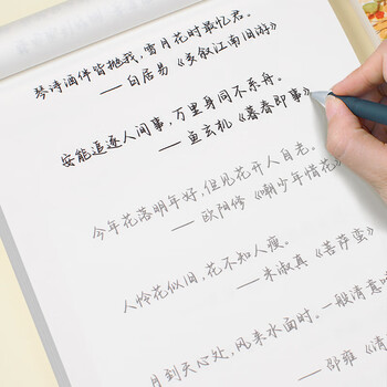 宛陵文韵 南城旧巷 诗词精选 行楷字帖手写体 优选经典古诗词牌 成人练字帖女生行书临摹钢笔硬笔