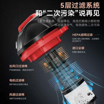 扬子桶式吸尘器3000W峰值大吸力25L大容量吸尘器开荒美缝商用洗车装修酒店地毯车载强力除尘机CX-2100A