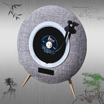 万利达（Malata）SG1882一体式CD机CD播放机唱片机造型音响cd机 桌面音响颜值复古音响灰色