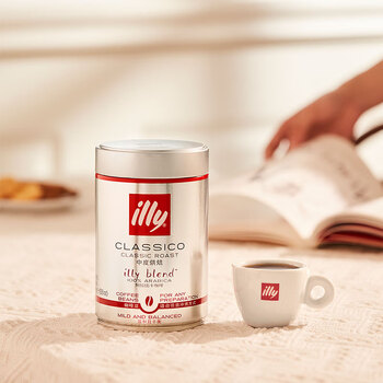 ILLY意利（illy）咖啡豆（中度烘焙） 阿拉比卡意式黑咖啡 罐装250g