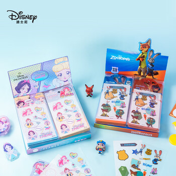 迪士尼（Disney）儿童贴纸 创意装饰手账纸贴本子笔盒桌面 疯狂动物城周边贴纸 朱迪1张MK1064-1