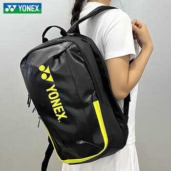 YONEX尤尼克斯羽毛球包男女款多功能大容量双肩包BA82412CR黑/柠檬绿 YONEX尤尼克斯羽毛球包男女款多功能大容量双肩包BA82412CR黑/柠檬绿