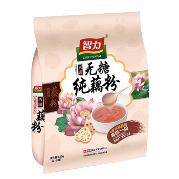 智力无糖纯藕粉420g/袋(20g*21条)未添加糖杭州西湖藕粉早餐代餐粉 智力无糖纯藕粉420g/袋(20g*21条)未添加糖杭州西湖藕粉早餐代餐粉
