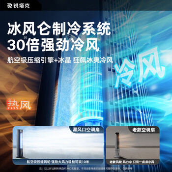 RTAKO空调扇全屋强力制冷16°负离子净化节能冷风机移动水冷落地塔扇家用一体机卧室超静音房间免安装 RTAKO空调扇全屋强力制冷16°负离子净化节能冷风机移动水冷落地塔扇家用一体机卧室超静音房间免安装