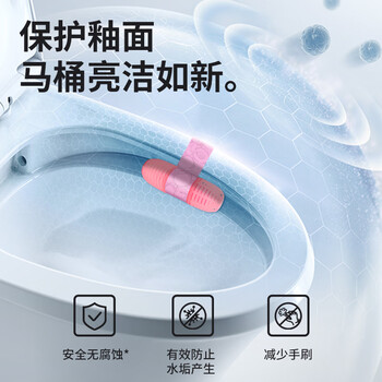 粉兰之家马桶挂篮3支装洁厕灵洁厕液洁厕剂无水箱适用除臭悬挂式球洁厕宝