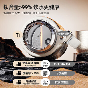 格米（germ）纯钛保温杯梵高联名温显水杯女直饮泡茶杯礼物杯子礼盒580ML鸾尾