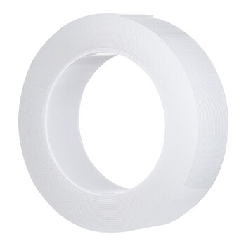 齐心（COMIX）纳米双面胶 30mm*5m 强力高粘双面胶无痕墙面贴 网格双面胶透明防水纳米胶 1卷 WG3051