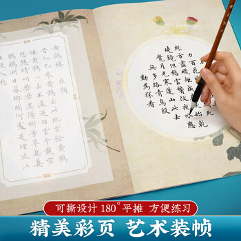 华夏万卷小楷入门·诗词美文练字帖 卢中南学生成人基础教程成人男女生字体漂亮毛笔钢笔硬笔书法