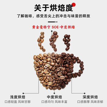 GRAINFULL COFFEE小满咖啡印度尼西亚进口黄金曼特宁100g咖啡豆中度烘焙
