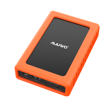 麦沃（MAIWO）双盘位机械硬盘盒 带RAID磁盘阵列柜 铝外壳双盘位2.5英寸固态机械串口外置盒配保护套黑色K25272C