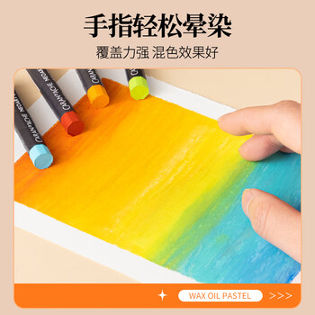 凯兰帝（CARAND'ACHE）瑞士卡达进口6901系列油画棒蜡油性混合粉彩棒学生绘画艺术家级24色开学礼物