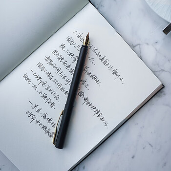 派克威雅XL金夹钢笔+笔套礼盒 学生钢笔商务办公签字笔墨水笔 威雅XL钢杆金夹钢笔+笔套礼盒