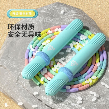 匹克 竹节跳绳 儿童小学生幼儿园3-5-6-12岁初学者训练 粉色 YWZ4010