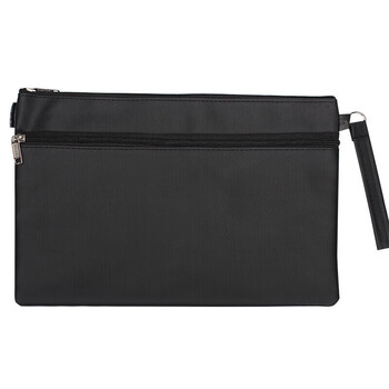 信发TB-300-2 单个装 A4双层皮革文件袋公文包 手提袋 拉链资料加厚拉边袋培训收纳袋 会议包