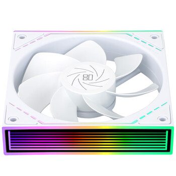 利民（thermalright）TL-M12RW 12CM风扇 1500转速PWM S-FDB轴承 幻彩无限镜框 12cm机箱风扇 反出风风扇