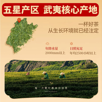 传奇会乌龙茶武夷岩茶大红袍特级500g茶叶礼盒装自己喝送礼礼品
