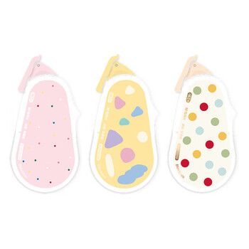 晨光（M&G）点状双面胶8m*6mm双面透明点点胶学生创意手工双面胶外壳随机3卡装AJD73310