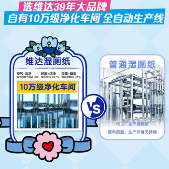 维达（Vinda）湿厕纸 组合装240片(40片5包+10片4包) 多巴胺湿纸巾厕纸新旧随机