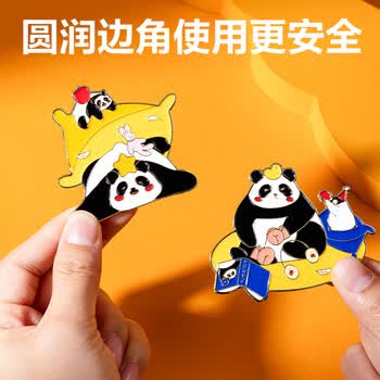 得力(deli)【生日礼物】熊猫冰箱贴礼盒套装金属冰箱贴2只装可爱创意磁贴套装挂件VG62 得力(deli)【生日礼物】熊猫冰箱贴礼盒套装金属冰箱贴2只装可爱创意磁贴套装挂件VG62