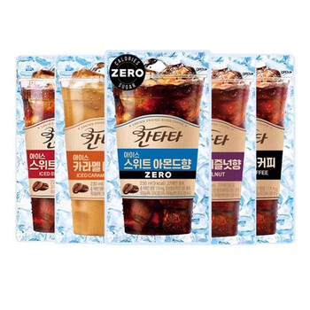 乐天韩国进口康塔塔甜美式咖啡饮料230ml 冷萃榛果美式即饮黑咖啡饮料