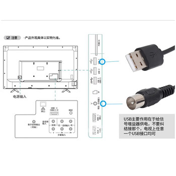 安兴联 dtmb地面波数字电视天线室外高空高清电视信号接收器 专业版 5米 农村不可用