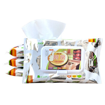 氏氏美（CICIM）厨房好帮手清洁湿纸 一次性免洗手湿巾 50片*3包