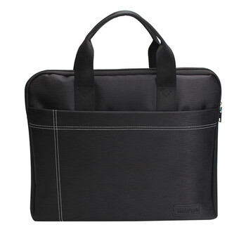 信发TN-V7010(黑色）文件袋帆布手提包加厚防水拉链 档案资料袋男士商务大容量办公包