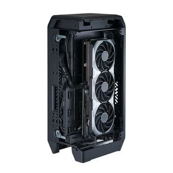 酷冷至尊（CoolerMaster）NCORE 100 AIR高性能ITX小机箱 迷你主机 白色铝壳 （14.7L/预装风扇/配PCI-E 4.0延长线/type-c）