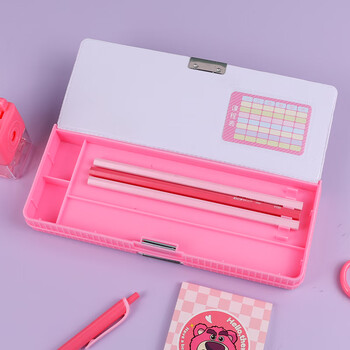 迪士尼（Disney）文具礼盒套装 小学生水杯文具学习套装女孩生日礼物一年级学习用品文具大礼包 草莓熊DM0934T1