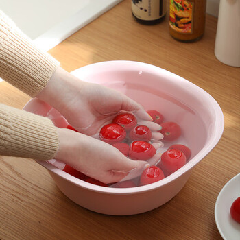 CHAHUA茶花 抗菌洗脸盆34cm1只装加厚洗脚盆洗衣盆塑料盆子水盆洗菜盆* CHAHUA茶花 抗菌洗脸盆34cm1只装加厚洗脚盆洗衣盆塑料盆子水盆洗菜盆*