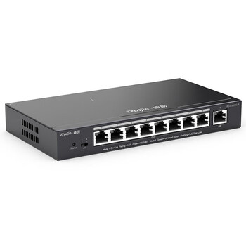 Ruijie锐捷8口百兆Poe交换机 RG-ES209C-P 二层网管型 企业办公监控工程交换器分线器