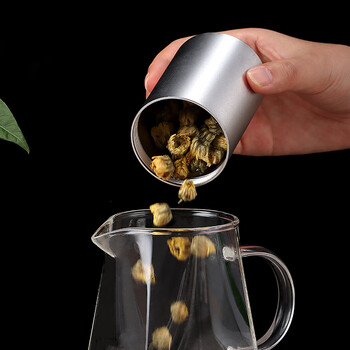 拜杰茶叶罐 铝合金便携小茶罐旅行咖啡罐密封罐防氧化储茶罐【60ml】