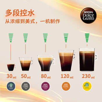 DOLCE GUSTO雀巢 半自动胶囊咖啡机 Piccolo XS白色 家用 办公室入门款 DOLCE GUSTO雀巢 半自动胶囊咖啡机 Piccolo XS白色 家用 办公室入门款